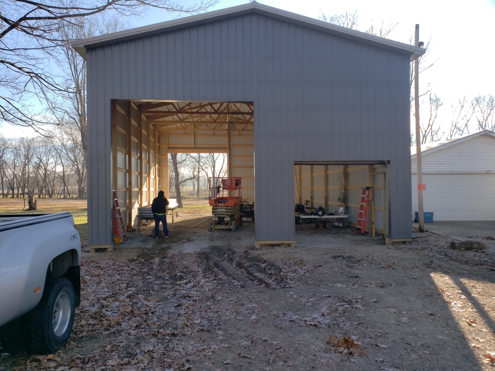 Pole Barn Overhead Door Installs Commercial Installation Door